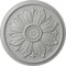 Ekena Millwork Kaya Ceiling Medallion (Fits Canopies up to 5 1/4"), Hand-Painted Frost, 23 5/8"OD x 1 1/2"P CM23KAFRF - alternate 1